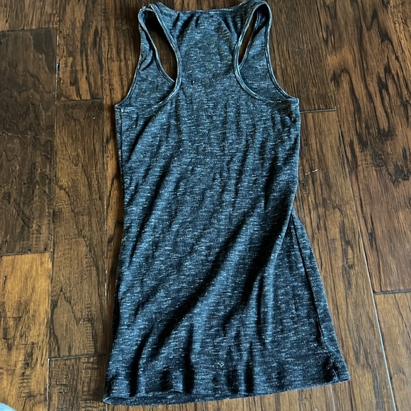 Loft blue cotton tank top.  Black old navy racer back tank top - Picture 5 of 5
